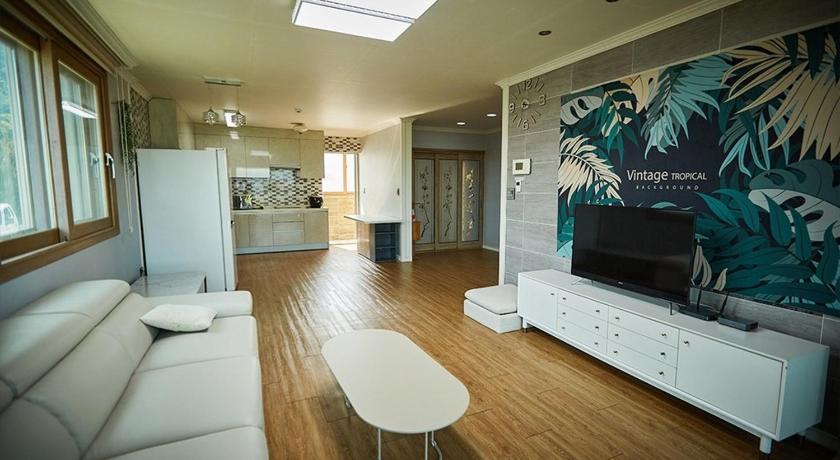 麗水 Mosageum STAYBae Pension 2つ星 ゲストハウス 眺望