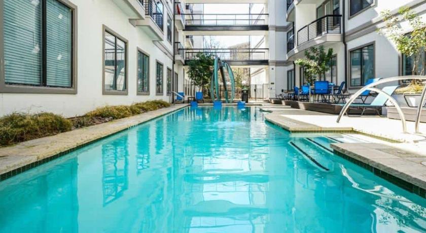 オースティン Boulevard Stays Walk to Downtown STU SoCo Pool Parking Gym 10 4つ星 宿泊施設 ロビー