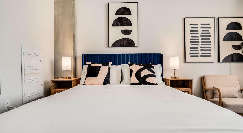 피닉스 (AZ) Boulevard Stays Downtown Highrise STU Sky Pool Parking Gym 15 4성급 숙소 로비