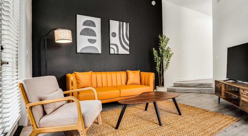 피닉스 (AZ) Boulevard Stays Luxe Studio Loft by Stadium Pool Parking Gym 04 4성급 숙소 레스토랑