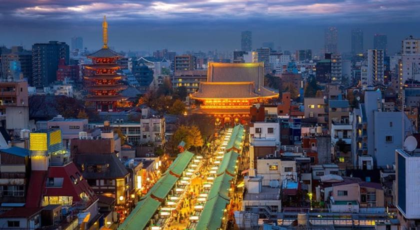 东京 DJX2F Central Tokyo Stay, Walk to Skytree & Asakusa, 2 minutes to subway, Direct access to Ginza 3星级 住宿 餐厅