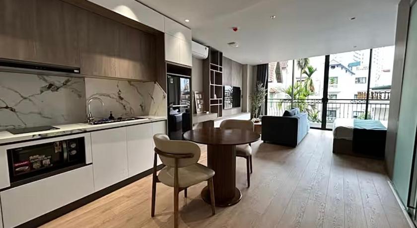 ハノイ The Lumi Apartments West Lake by XOI Residences 4つ星 ホテル レストラン