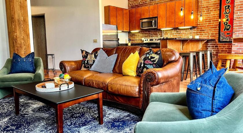 圣路易斯 (密苏里州) Denim Lofts-DWTN Loft Walk to Sports, Stadiums & Convention-2D 4星级 住宿 大堂
