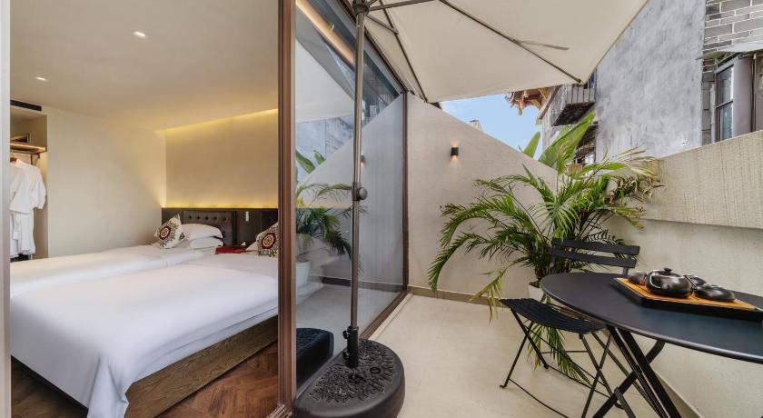 청두 / 성도 Bliss Qintai Tibetan Boutique Hotel 호텔 전망