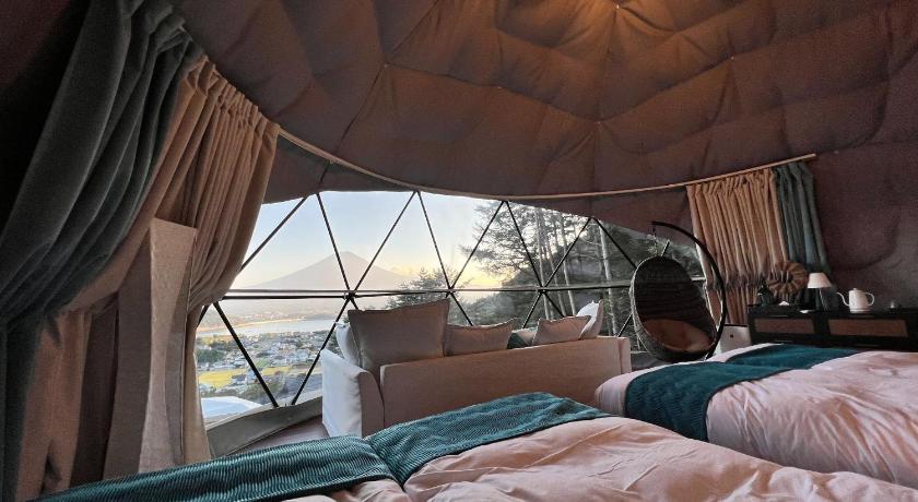 富士河口湖 Mt,Fuji Glamping Terrace Minenohana - Vacation STAY 35718v 宿泊施設 眺望