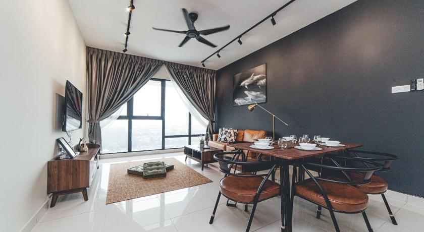 조호바루 / 조호르바루 수투랑바루의 프라이빗 하우스 (84m², 침실 3개, 프라이빗 욕실 2개) (Wooden Sand MosaicSouthkey 3BR w bathtub Midvalley) 4성급 게스트하우스 로비