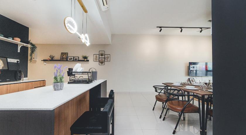 조호바루 / 조호르바루 수투랑바루의 프라이빗 하우스 (84m², 침실 3개, 프라이빗 욕실 2개) (Wooden Sand MosaicSouthkey 3BR w bathtub Midvalley) 4성급 게스트하우스 전망