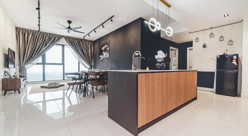 조호바루 / 조호르바루 수투랑바루의 프라이빗 하우스 (84m², 침실 3개, 프라이빗 욕실 2개) (Wooden Sand MosaicSouthkey 3BR w bathtub Midvalley) 4성급 게스트하우스 부대시설