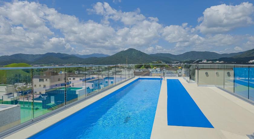 キョンジュ Hwangridan Stay ホテル 眺望