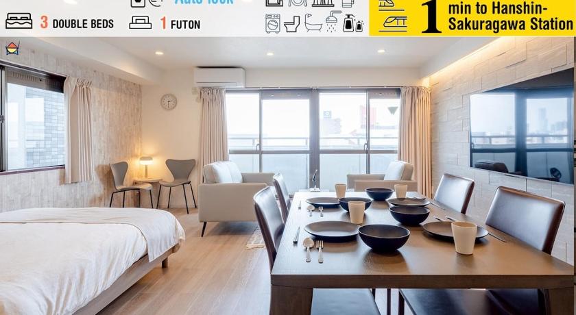 大阪 Osaka Sakuragawa Stay Perfect Base for Osaka Trip R1002 3つ星 宿泊施設 客室