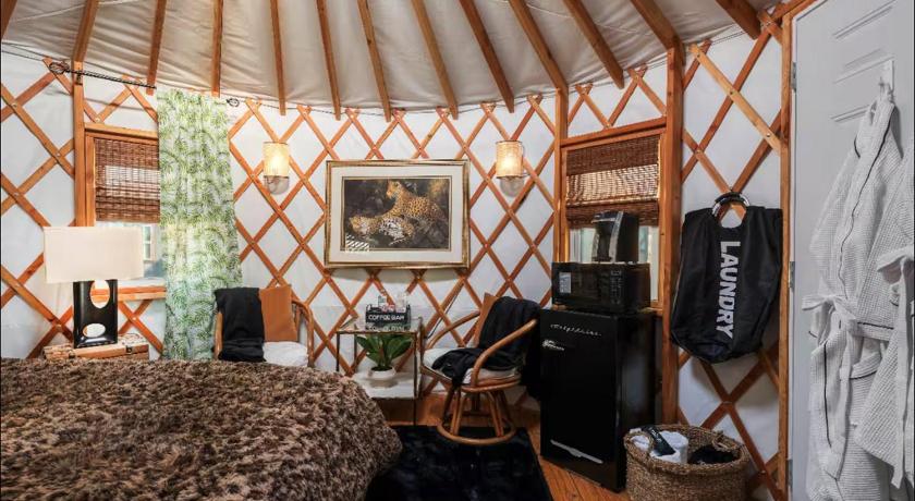크로퍼드 (TX) Jungle Haven Yurt- Unit #2 3성급 숙소 전망