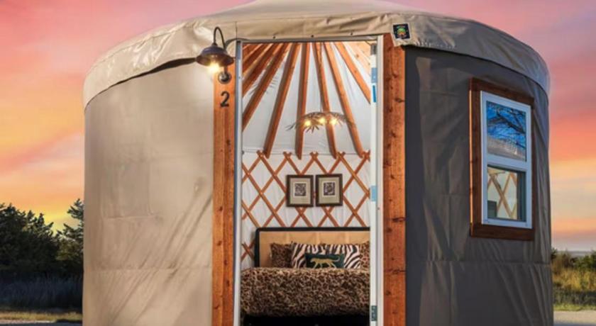크로퍼드 (TX) Jungle Haven Yurt- Unit #2 3성급 숙소 로비