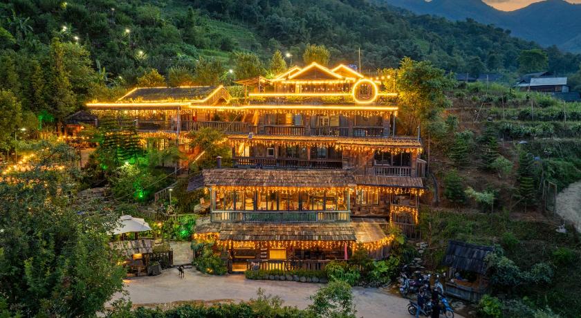 サパ Ta Phin Cottage 4つ星 ホテル ロビー