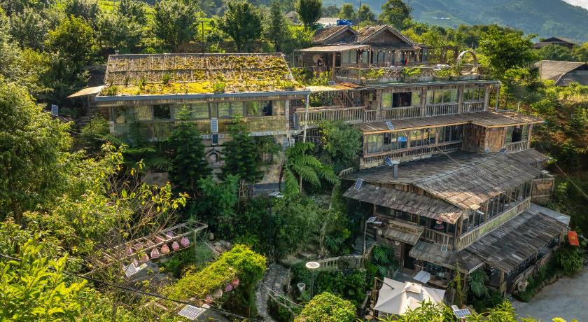 サパ Ta Phin Cottage 4つ星 ホテル 眺望