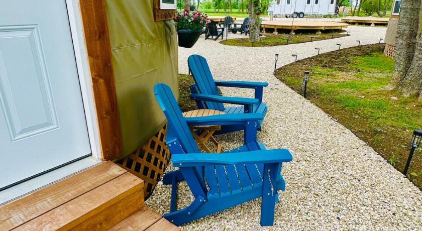 크로퍼드 (TX) Jungle Haven Yurt- Unit #2 3성급 숙소 레스토랑