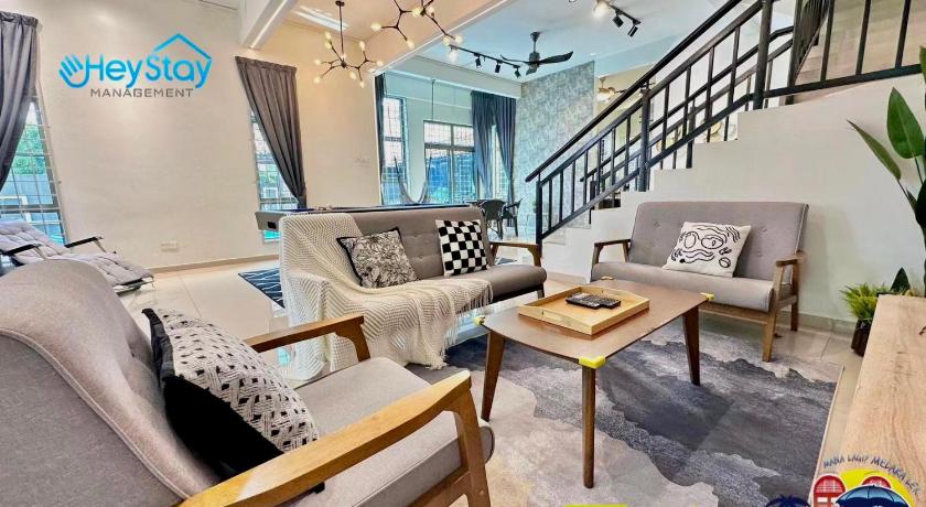 マラッカ Villa 20Pax4B3B PrivatePool /Karaok/Pooltable/BBQ 3つ星 シングルルーム ロビー