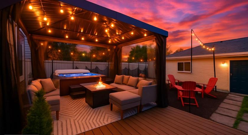 Nordic Spa Retreat - Hot Tub - King Bed - Firepit - BBQ