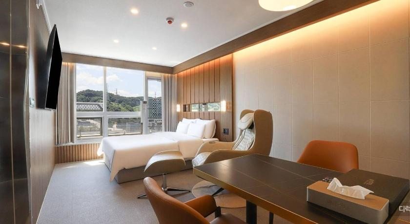 原州 Wonju Urban Brown Hotel 酒店 餐厅