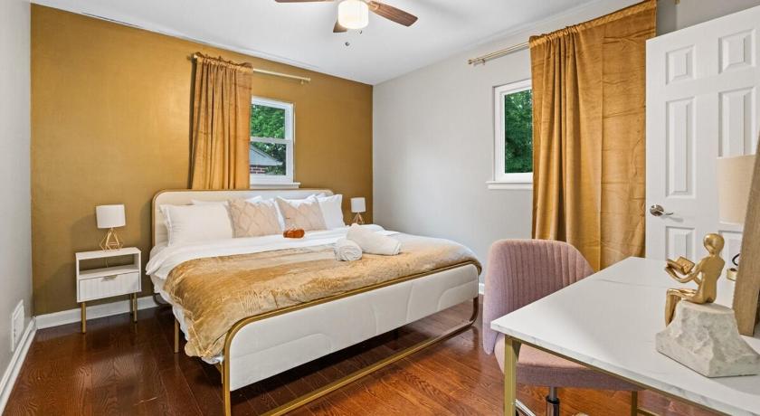알링턴 (VA) Elegant 5BR Home Sleeps 14 Minutes from DC - Russell 2성급 숙소 스위트룸