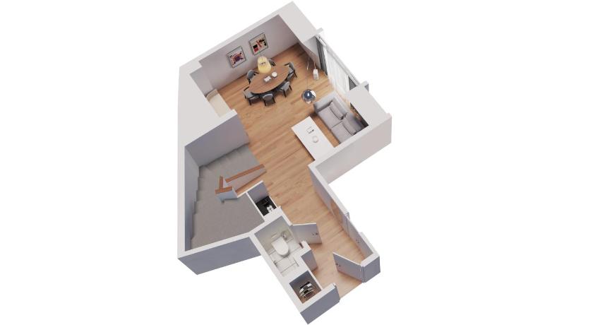 Image of Duplex King Apartment with Sofa Bed 5