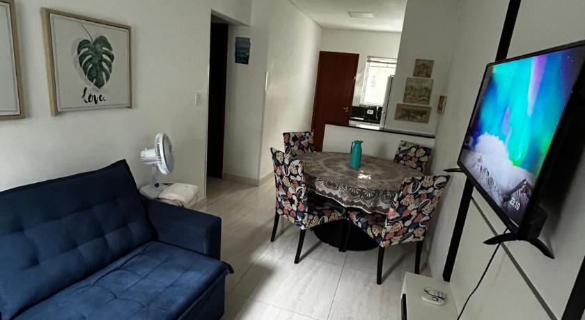 Apartamento em Condominio Beverly Hills Praia de Vista Linda - Bertioga com Estacionamento e Piscina