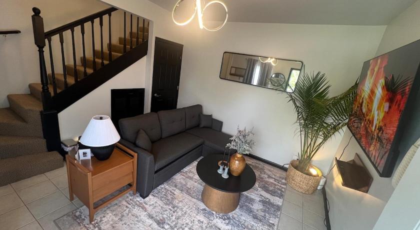 ザイオン (IL) Cute and Cozy 1bd Condo Apartment townhouse 3つ星 宿泊施設 客室