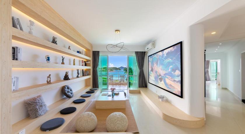 싼야 Sanya Sun Seaview Apartment 2성급 게스트하우스 수영장