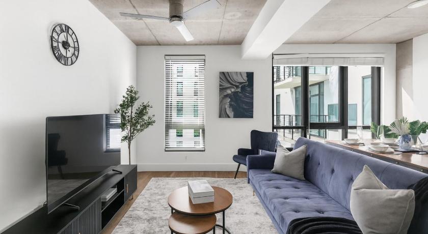 伯明罕 Modern 3BR Condo Five Points South Gem 4星级 住宿 套房