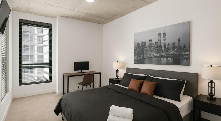 伯明罕 Modern 3BR Condo Five Points South Gem 4星级 住宿 套房
