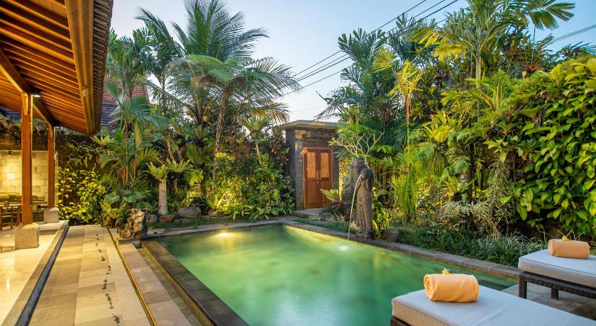 발리 KAWAI Villa Ubud 4성급 싱글룸 로비