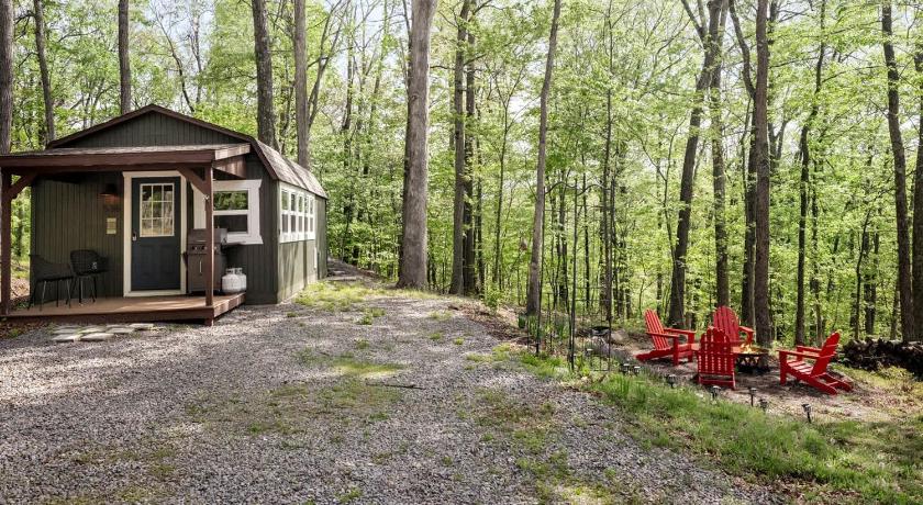 버켈레이 스프링 (WV) Modern Tiny Cabin with Game Room & Fire Pit in West Virginia 3성급 숙소 부대시설