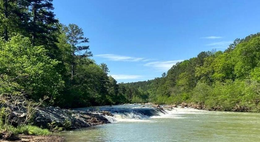 ワールド・ラン (AR) Cozy Tiny Cabin with Porch & Fire Pit near Scenic Trails in Western Arkansas 3つ星 宿泊施設 客室