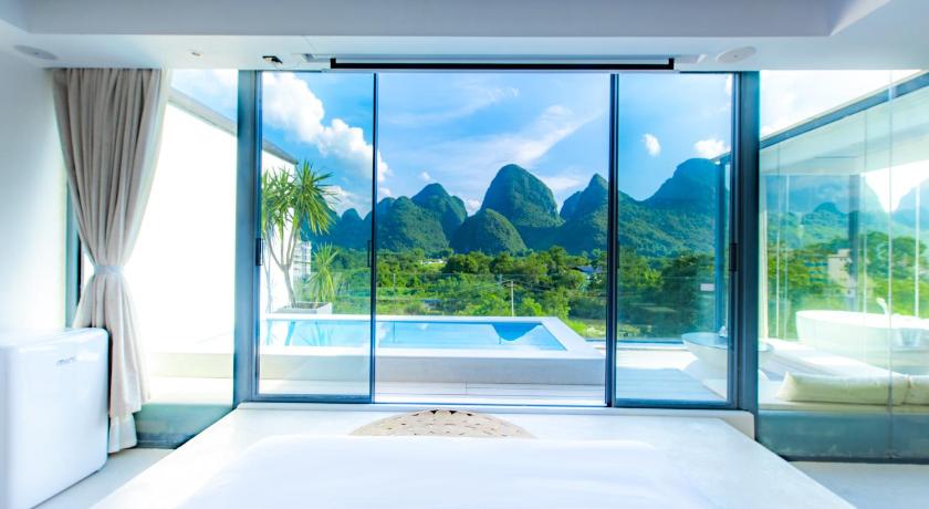 阳朔 Yangshuo Mosu Hotel,Near the Yulong River 酒店 套房