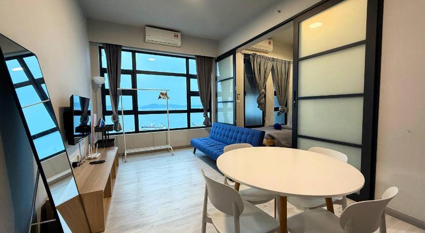 コタキナバル L Homestay Jesselton Quay KK City 29th, Near Gaya Street and Jetty 4つ星 ゲストハウス レストラン