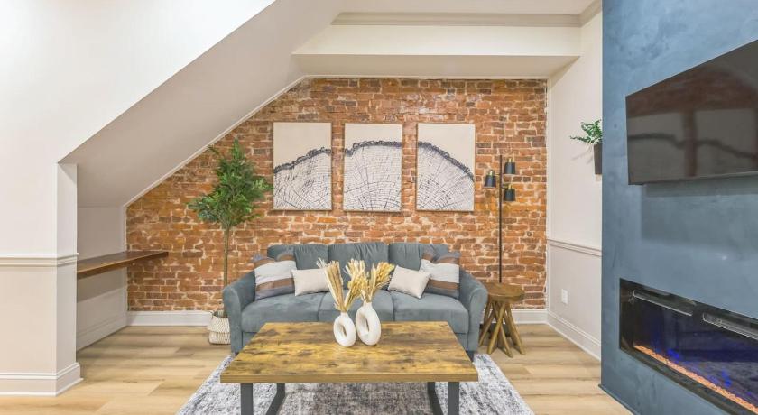 필라델피아 (PA) New 2BR Across from Fairmount Park - 10 mins to DT 4성급 숙소 레스토랑