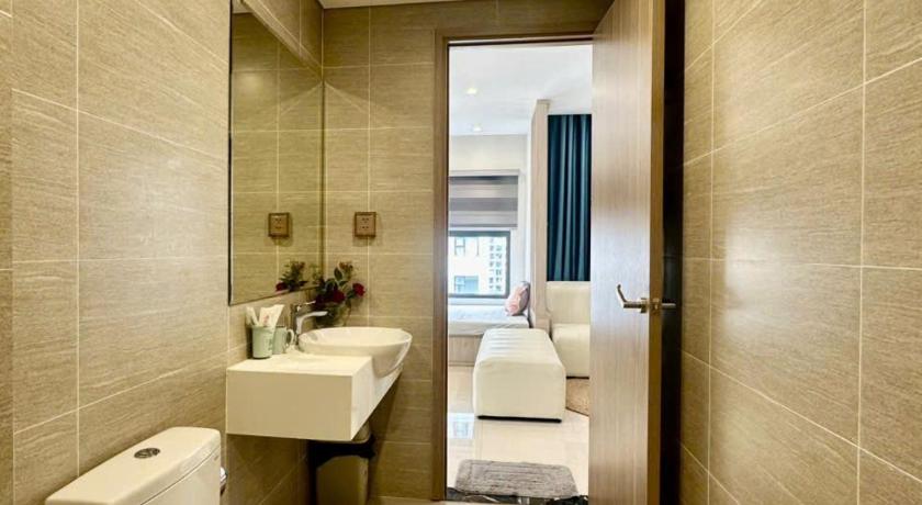 호치민 Shi House -Cozy 2BR, S1001 Beautiful Vinhomes Q9 4성급 싱글룸 전망