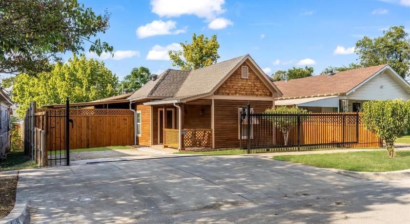 포트 워스 (TX) Stockyards 5 mins, New, Sleeps 8 Cedar House, TCU 2성급 숙소 전망