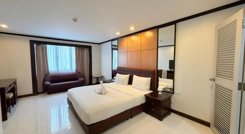 バンコク Spacious 1,2 & 3 Bedroom Serviced Apartments OMNI - Nana BTS 3つ星 ゲストハウス スイート