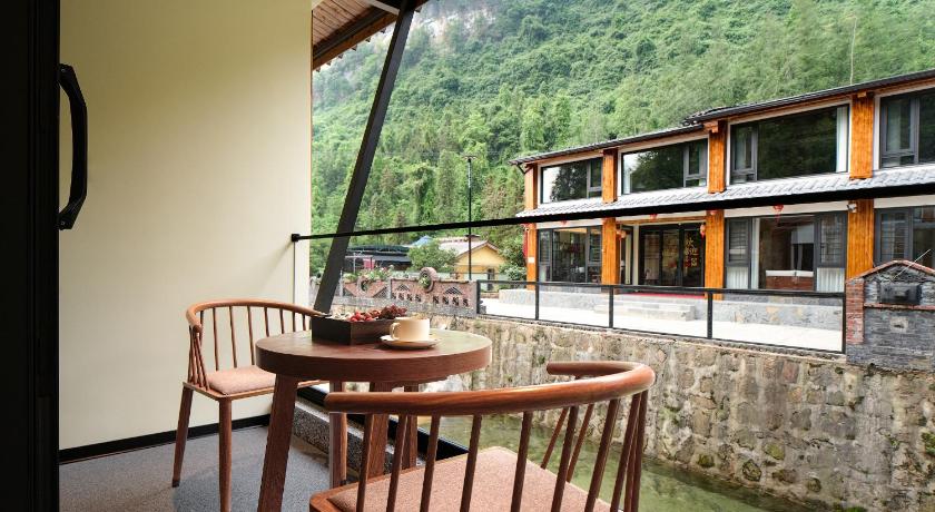 张家界 Zhangjiajie ZEN Retreat-FairyLand & Free one way pick up service,Free Shuttle to East Gate of Forest 酒店 餐厅