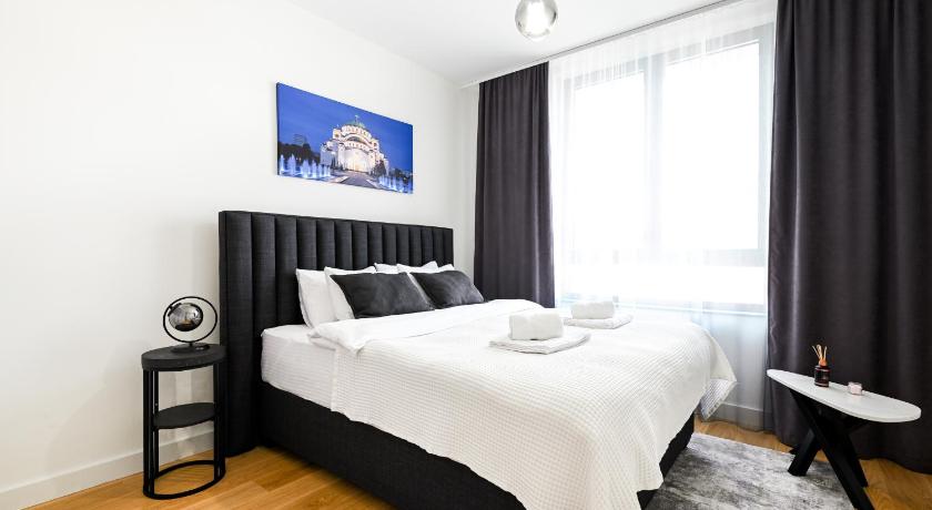 ベオグラード Belgrade Waterfront LINA Apartments 4つ星 シングルルーム スイート