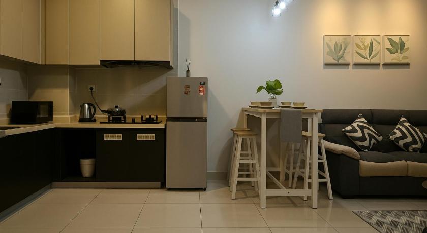 조호바루 / 조호르바루 당가베이의 프라이빗 하우스 (m², 침실 2개, 프라이빗 욕실 1개) (Danga Bay Relaxing Tropical Stay 2BR 4Pax Balcony) 4성급 게스트하우스 객실