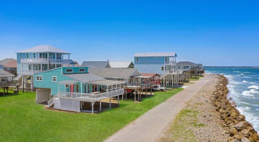 サン・ルイス島 (TX) Beachfront Home with Unrivaled Views of the Ocean 4つ星 宿泊施設 ロビー