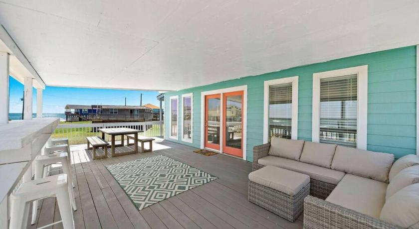 サン・ルイス島 (TX) Beachfront Home with Unrivaled Views of the Ocean 4つ星 宿泊施設 客室