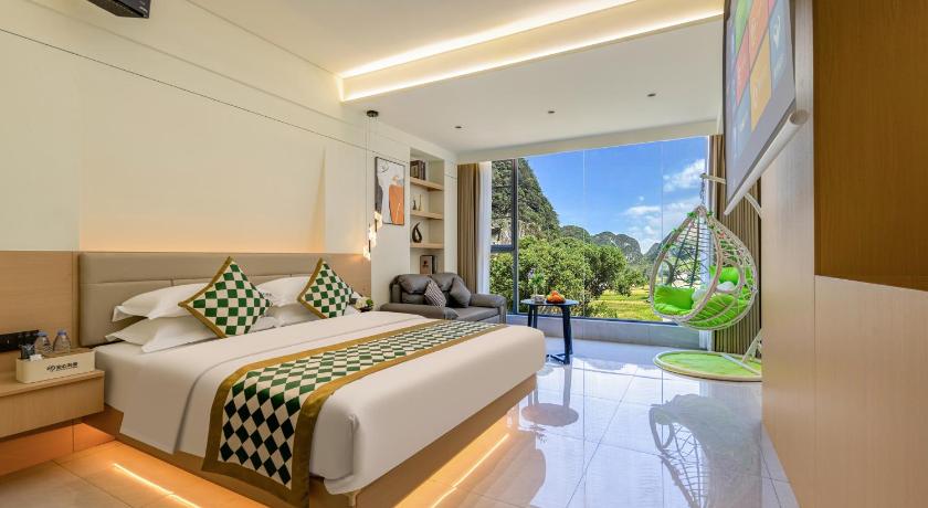 양숴 / 양삭 Yangshuo Soul Resort-Beside Yulong River 게스트하우스 수영장