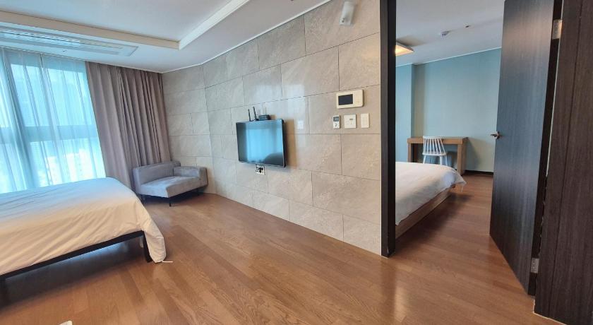 プサン Hotel Irua Haeundae 3つ星 ホテル スイート