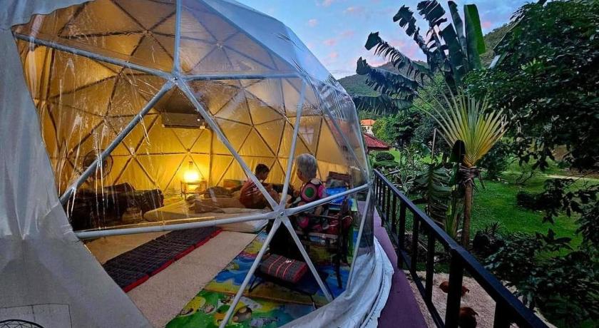 Dome Treehouses for family 2 adults 2 kids