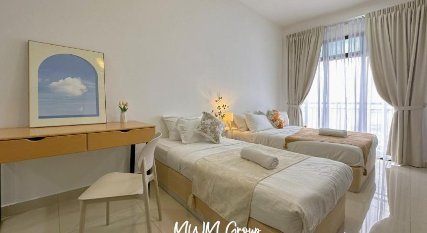 新山 Meldrum Heights | Muji Creamy House| Walks to CIQ 4星级 民宿 客房