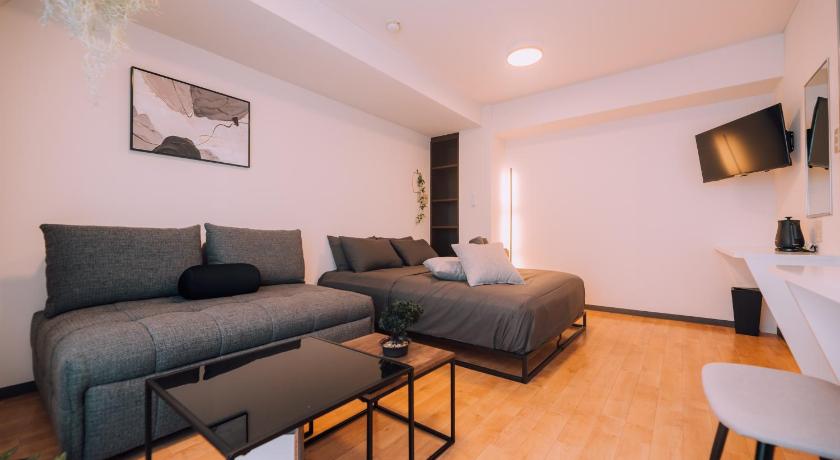 大阪 Minimalist Loft 9 Namba Compact Studio and Gym MA93 3星级 住宿 套房