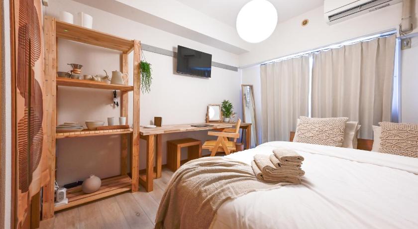 후쿠오카 Japandi 6 Inspired 1BR in Prime City Spot and Near Station 3성급 숙소 부대시설