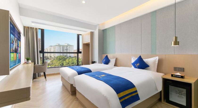 싼야 Super 8 Selected Hotel Sanya Bay Coconut Dream Corridor 호텔 수영장